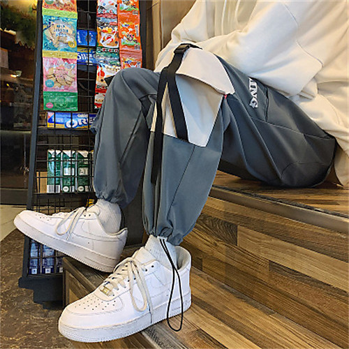 Men's Cargo Harem Loose Tactical Cargo Pants Patchwork Letter Full Length Blue Army Green Black Gray
Men's Cargo Harem Loose Tactical Cargo Pants Patchwork Letter Full Length Blue Army Green Black Gray