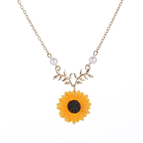 Women's Pendant Necklace Sunflower Elegant Rustic Alloy Silver Gold 515 cm Necklace Jewelry 1pc For Festival
Women's Pendant Necklace Sunflower Elegant Rustic Alloy Silver Gold 515 cm Necklace Jewelry 1pc For Festival