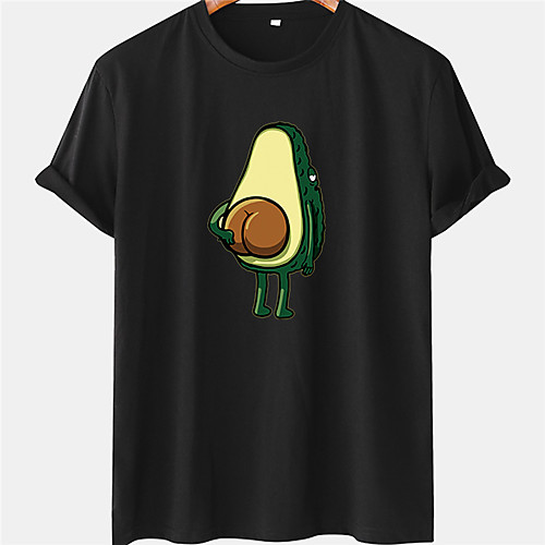 Men's Unisex Tee T shirt Hot Stamping Graphic Prints Avocado Plus Size Short Sleeve Casual Tops 100% Cotton Basic Designer Big and Tall White Black Blue
Men's Unisex Tee T shirt Hot Stamping Graphic Prints Avocado Plus Size Short Sleeve Casual Tops 100% Cotton Basic Designer Big and Tall White Black Blue