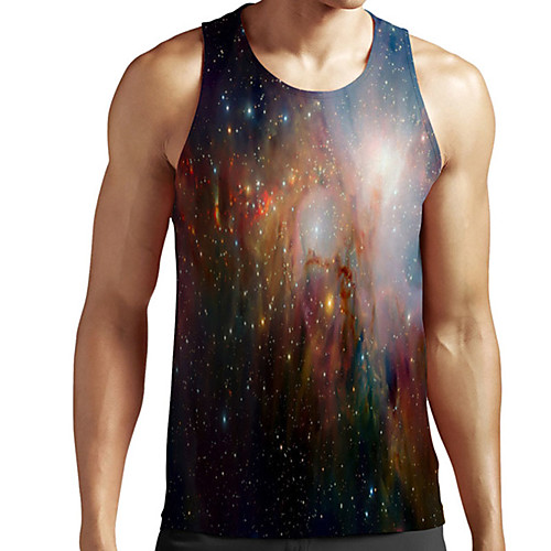 Men's Unisex Tank Top Undershirt Shirt 3D Print Galaxy Graphic Prints Plus Size Print Sleeveless Casual Tops Basic Designer Big and Tall Round Neck Black / Summer
Men's Unisex Tank Top Undershirt Shirt 3D Print Galaxy Graphic Prints Plus Size Print Sleeveless Casual Tops Basic Designer Big and Tall Round Neck Black / Summer
