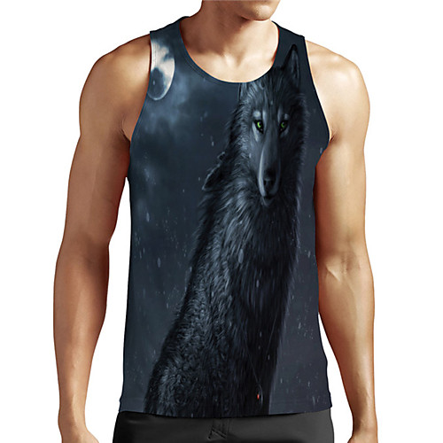 Men's Unisex Tank Top Undershirt 3D Print Graphic Prints Wolf Plus Size Print Sleeveless Casual Tops Basic Designer Big and Tall Gray
Men's Unisex Tank Top Undershirt 3D Print Graphic Prints Wolf Plus Size Print Sleeveless Casual Tops Basic Designer Big and Tall Gray