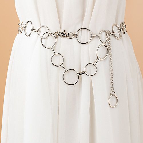 Women's Chain Traveling Vacation Dress White Belt Solid Colored / Party / Alloy
Women's Chain Traveling Vacation Dress White Belt Solid Colored / Party / Alloy