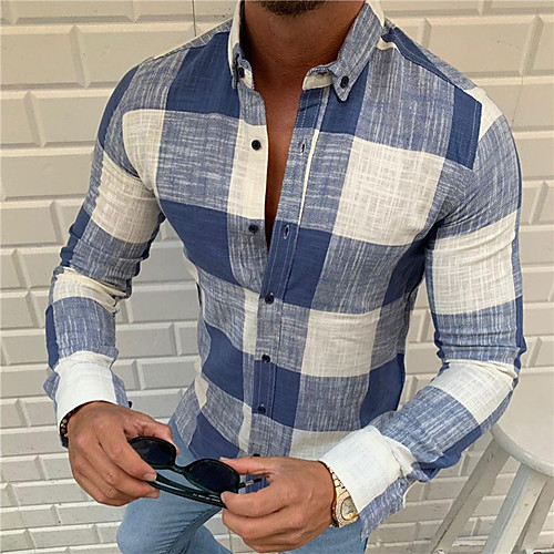 Men's Shirt Plaid Button-Down Long Sleeve Casual Tops Casual Fashion Breathable Comfortable Blue Black Red
Men's Shirt Plaid Button-Down Long Sleeve Casual Tops Casual Fashion Breathable Comfortable Blue Black Red