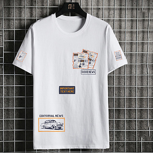 Men's Unisex Tee T shirt Hot Stamping Graphic Prints Letter Plus Size Print Short Sleeve Casual Tops Cotton Basic Fashion Designer Big and Tall White Black Light gray
Men's Unisex Tee T shirt Hot Stamping Graphic Prints Letter Plus Size Print Short Sleeve Casual Tops Cotton Basic Fashion Designer Big and Tall White Black Light gray