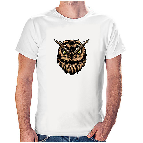 Men's Unisex Tee T shirt Hot Stamping Graphic Prints Owl Animal Plus Size Print Short Sleeve Casual Tops Cotton Basic Fashion Designer Big and Tall Wine White Black
Men's Unisex Tee T shirt Hot Stamping Graphic Prints Owl Animal Plus Size Print Short Sleeve Casual Tops Cotton Basic Fashion Designer Big and Tall Wine White Black