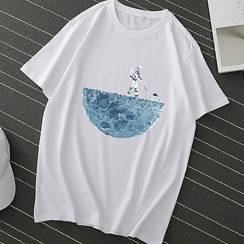 Men's Unisex Tee T shirt Hot Stamping Graphic Prints Astronaut Plus Size Short Sleeve Casual Tops 100% Cotton Basic Vintage Designer Big and Tall White Black Navy Blue
Men's Unisex Tee T shirt Hot Stamping Graphic Prints Astronaut Plus Size Short Sleeve Casual Tops 100% Cotton Basic Vintage Designer Big and Tall White Black Navy Blue