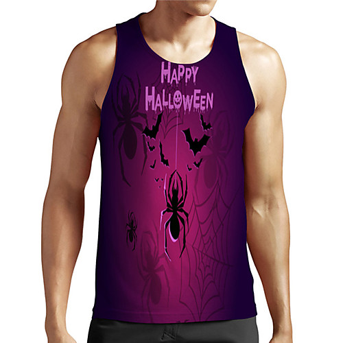 Men's Unisex Tank Top Undershirt 3D Print Graphic Prints Spider Plus Size Print Sleeveless Casual Tops Basic Designer Big and Tall Purple
Men's Unisex Tank Top Undershirt 3D Print Graphic Prints Spider Plus Size Print Sleeveless Casual Tops Basic Designer Big and Tall Purple