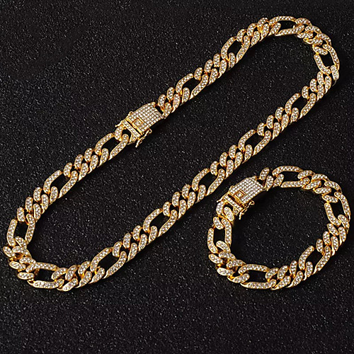 Jewelry Set Cuban Link Punk Earrings Jewelry Silver / Gold For Party Evening Festival 1 set
Jewelry Set Cuban Link Punk Earrings Jewelry Silver / Gold For Party Evening Festival 1 set