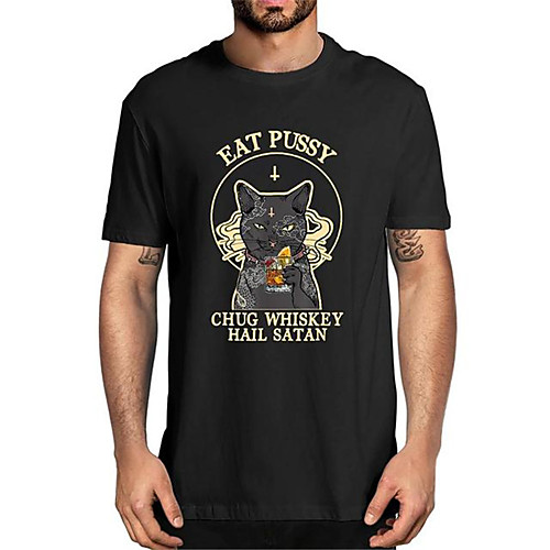 Men's Unisex Tee T shirt Hot Stamping Cat Graphic Prints Letter Plus Size Print Short Sleeve Casual Tops Cotton Basic Fashion Designer Big and Tall White Black Wine
Men's Unisex Tee T shirt Hot Stamping Cat Graphic Prints Letter Plus Size Print Short Sleeve Casual Tops Cotton Basic Fashion Designer Big and Tall White Black Wine