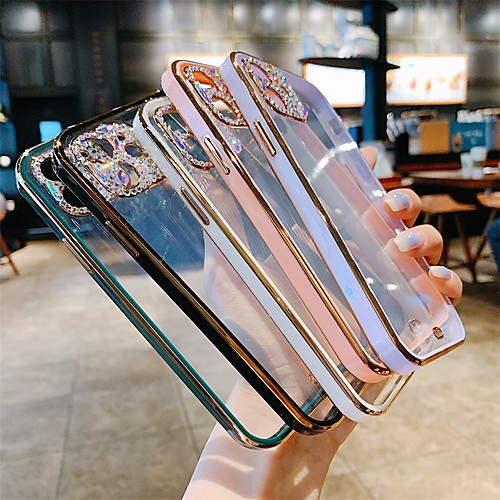 Clear Phone Case For Apple iPhone 12 Pro Max 11 SE 2020 X XR XS Max 8 7 Rhinestone Camera Lens Protection Shockproof Dustproof Transparent TPU Back Cover
Clear Phone Case For Apple iPhone 12 Pro Max 11 SE 2020 X XR XS Max 8 7 Rhinestone Camera Lens Protection Shockproof Dustproof Transparent TPU Back Cover