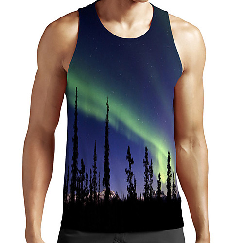 Men's Unisex Tank Top Undershirt 3D Print Scenery Graphic Prints Plus Size Print Sleeveless Casual Tops Basic Fashion Designer Breathable Blue
Men's Unisex Tank Top Undershirt 3D Print Scenery Graphic Prints Plus Size Print Sleeveless Casual Tops Basic Fashion Designer Breathable Blue