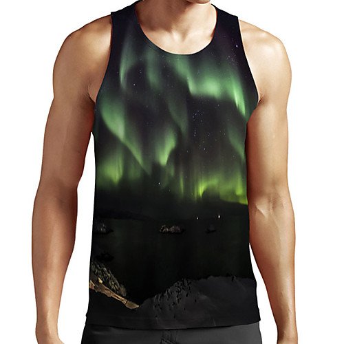Men's Unisex Tank Top Undershirt 3D Print Scenery Graphic Prints Plus Size Print Sleeveless Casual Tops Basic Fashion Designer Breathable Green
Men's Unisex Tank Top Undershirt 3D Print Scenery Graphic Prints Plus Size Print Sleeveless Casual Tops Basic Fashion Designer Breathable Green