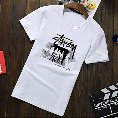 Men's Unisex Tee T shirt Hot Stamping Graphic Prints Portrait Letter Plus Size Print Short Sleeve Casual Tops Cotton Basic Fashion Designer Big and Tall White
Men's Unisex Tee T shirt Hot Stamping Graphic Prints Portrait Letter Plus Size Print Short Sleeve Casual Tops Cotton Basic Fashion Designer Big and Tall White
