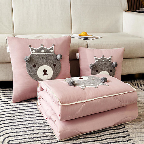 Pillow Quilt Four Seasons Multifunction Little Bear Car Purpose Throw Cushion Office Nap Pillow Folding Blanket Sofa Pillow Air Conditioning Quilt Unfold Size 105145cm Bedroom Living Room
Pillow Quilt Four Seasons Multifunction Little Bear Car Purpose Throw Cushion Office Nap Pillow Folding Blanket Sofa Pillow Air Conditioning Quilt Unfold Size 105145cm Bedroom Living Room
