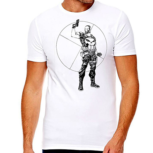 Men's Unisex Tee T shirt Hot Stamping Graphic Prints Character Plus Size Print Short Sleeve Casual Tops Cotton Basic Designer Big and Tall White
Men's Unisex Tee T shirt Hot Stamping Graphic Prints Character Plus Size Print Short Sleeve Casual Tops Cotton Basic Designer Big and Tall White