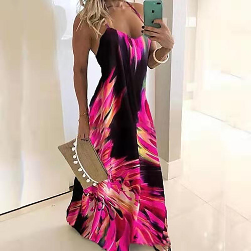 Women's Strap Dress Maxi long Dress Blue Fuchsia White Sleeveless Print Print Summer V Neck Casual Sexy Holiday 2021 S M L XL XXL 3XL 4XL 5XL
Women's Strap Dress Maxi long Dress Blue Fuchsia White Sleeveless Print Print Summer V Neck Casual Sexy Holiday 2021 S M L XL XXL 3XL 4XL 5XL