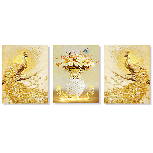 3 Panels Wall Art Canvas Prints Painting Artwork Picture HD Animal Golden Peacock Home Decoration Dcor Stretched Frame Ready to Hang
3 Panels Wall Art Canvas Prints Painting Artwork Picture HD Animal Golden Peacock Home Decoration Dcor Stretched Frame Ready to Hang