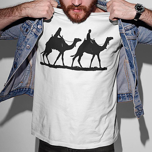 Men's Unisex Tee T shirt Hot Stamping Graphic Prints Animal Plus Size Print Short Sleeve Casual Tops Cotton Basic Fashion Designer Big and Tall White
Men's Unisex Tee T shirt Hot Stamping Graphic Prints Animal Plus Size Print Short Sleeve Casual Tops Cotton Basic Fashion Designer Big and Tall White