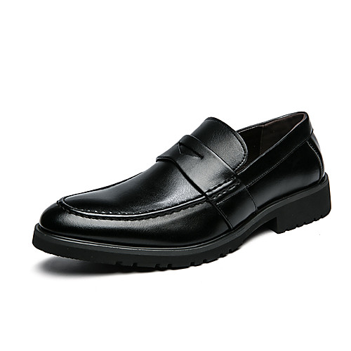 Men's Loafers & Slip-Ons Formal Shoes Penny Loafers Business Classic Party & Evening Office & Career Walking Shoes PU Non-slipping Black Brown Fall Spring
Men's Loafers & Slip-Ons Formal Shoes Penny Loafers Business Classic Party & Evening Office & Career Walking Shoes PU Non-slipping Black Brown Fall Spring