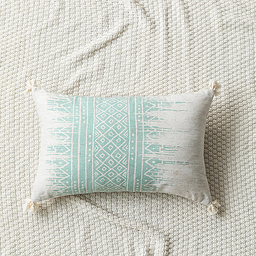 Nordic Style Blue Geometric Abstract Printing Around Tassel Sofa Rectangular Cushion Cover
Nordic Style Blue Geometric Abstract Printing Around Tassel Sofa Rectangular Cushion Cover