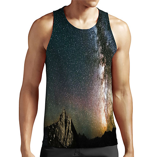 Men's Unisex Tank Top Undershirt 3D Print Galaxy Graphic Prints Plus Size Print Sleeveless Casual Tops Basic Designer Big and Tall Blue
Men's Unisex Tank Top Undershirt 3D Print Galaxy Graphic Prints Plus Size Print Sleeveless Casual Tops Basic Designer Big and Tall Blue