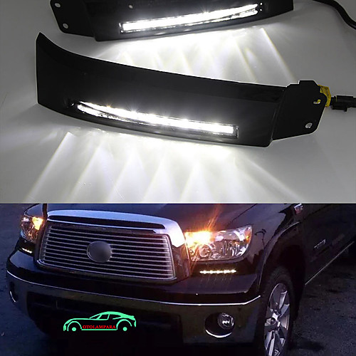 OTOLAMPARA Super Bright Lightnes Daytime Running Lights For Toyota Tundra LED DRL 2008-2013 Year Super Lightness 10W COB DRL Lamp 6000K White Color with Black Shell
OTOLAMPARA Super Bright Lightnes Daytime Running Lights For Toyota Tundra LED DRL 2008-2013 Year Super Lightness 10W COB DRL Lamp 6000K White Color with Black Shell