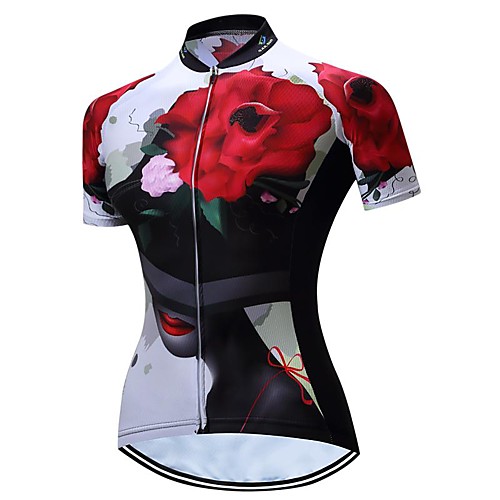 21Grams Women's Short Sleeve Cycling Jersey Summer Spandex Polyester Black / Red Floral Botanical Bike Jersey Top Mountain Bike MTB Road Bike Cycling Quick Dry Moisture Wicking Breathable Sports
21Grams Women's Short Sleeve Cycling Jersey Summer Spandex Polyester Black / Red Floral Botanical Bike Jersey Top Mountain Bike MTB Road Bike Cycling Quick Dry Moisture Wicking Breathable Sports