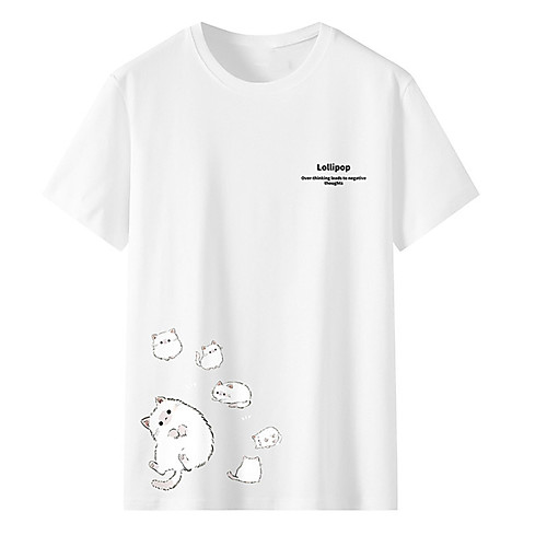 Men's Unisex Tee T shirt Hot Stamping Graphic Prints Letter Animal Plus Size Print Short Sleeve Casual Tops Cotton Basic Fashion Designer Big and Tall White Black Light gray
Men's Unisex Tee T shirt Hot Stamping Graphic Prints Letter Animal Plus Size Print Short Sleeve Casual Tops Cotton Basic Fashion Designer Big and Tall White Black Light gray