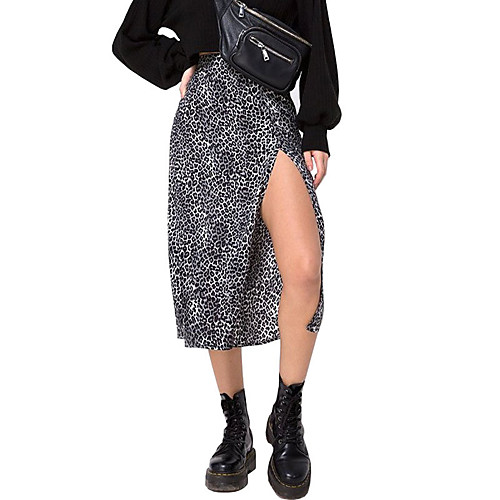 Women's Going out Weekend Elegant Streetwear Skirts Leopard Split Black Green Brown
Women's Going out Weekend Elegant Streetwear Skirts Leopard Split Black Green Brown