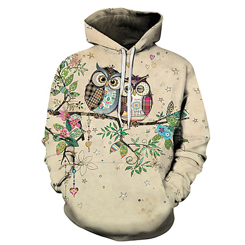 Men's Unisex Plus Size Pullover Hoodie Sweatshirt Graphic Prints Owl Print Hooded Casual Daily Holiday 3D Print Basic Designer Hoodies Sweatshirts Long Sleeve Blue Yellow Red
Men's Unisex Plus Size Pullover Hoodie Sweatshirt Graphic Prints Owl Print Hooded Casual Daily Holiday 3D Print Basic Designer Hoodies Sweatshirts Long Sleeve Blue Yellow Red