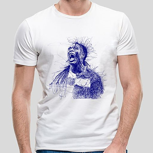 Men's Unisex Tee T shirt Hot Stamping Graphic Prints Portrait Plus Size Print Short Sleeve Casual Tops Cotton Basic Fashion Designer Big and Tall White
Men's Unisex Tee T shirt Hot Stamping Graphic Prints Portrait Plus Size Print Short Sleeve Casual Tops Cotton Basic Fashion Designer Big and Tall White