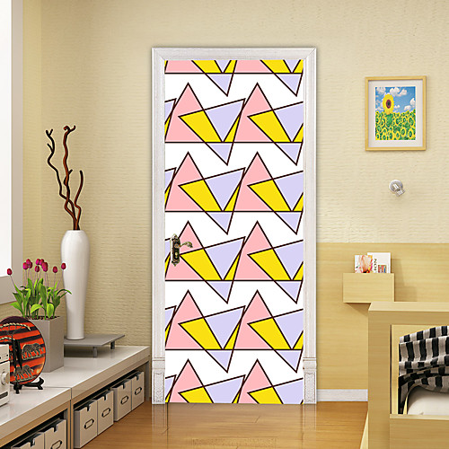 2pcs Self-adhesive Creative Triangular Door Sticker Living Room Diy Decoration Home Waterproof Wall Sticker
2pcs Self-adhesive Creative Triangular Door Sticker Living Room Diy Decoration Home Waterproof Wall Sticker