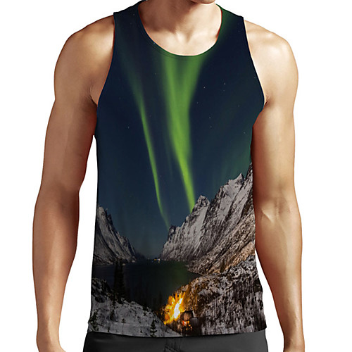 Men's Unisex Tank Top Undershirt 3D Print Scenery Graphic Prints Plus Size Print Sleeveless Casual Tops Basic Fashion Designer Breathable Green
Men's Unisex Tank Top Undershirt 3D Print Scenery Graphic Prints Plus Size Print Sleeveless Casual Tops Basic Fashion Designer Breathable Green
