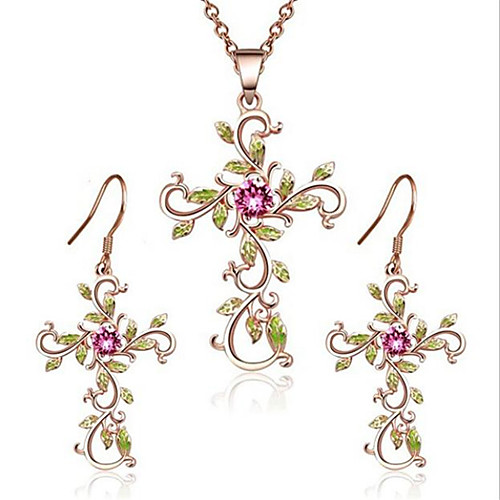 Women's Red Cubic Zirconia Jewelry Set Earrings Set Geometrical Flower Snowflake Crown Artistic Fashion Classic Trendy Sweet Rhinestone Earrings Jewelry Rose Gold / Silver For Christmas Party Evening
Women's Red Cubic Zirconia Jewelry Set Earrings Set Geometrical Flower Snowflake Crown Artistic Fashion Classic Trendy Sweet Rhinestone Earrings Jewelry Rose Gold / Silver For Christmas Party Evening