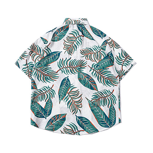 Men's Shirt 3D Print Tropical Button-Down Print Short Sleeve Casual Tops Hawaiian Button Down Collar White Navy Blue / Summer
Men's Shirt 3D Print Tropical Button-Down Print Short Sleeve Casual Tops Hawaiian Button Down Collar White Navy Blue / Summer