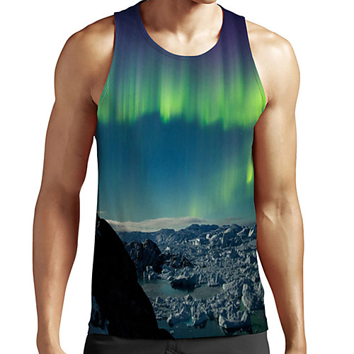 Men's Unisex Tank Top Undershirt 3D Print Scenery Graphic Prints Plus Size Print Sleeveless Casual Tops Basic Fashion Designer Breathable Green
Men's Unisex Tank Top Undershirt 3D Print Scenery Graphic Prints Plus Size Print Sleeveless Casual Tops Basic Fashion Designer Breathable Green