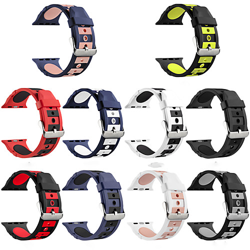 Smart Watch Band for Apple iWatch 1 pcs Sport Band Silicone Replacement Wrist Strap for Apple Watch Series SE / 6/5/4/3/2/1
Smart Watch Band for Apple iWatch 1 pcs Sport Band Silicone Replacement Wrist Strap for Apple Watch Series SE / 6/5/4/3/2/1
