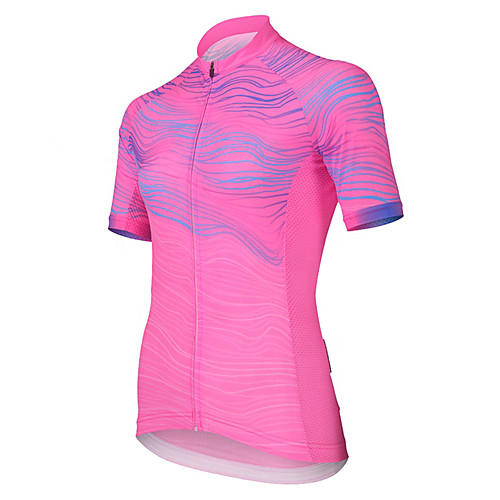 21Grams Women's Short Sleeve Cycling Jersey Summer Spandex Polyester Pink Bike Jersey Top Mountain Bike MTB Road Bike Cycling Quick Dry Moisture Wicking Breathable Sports Clothing Apparel / Stretchy
21Grams Women's Short Sleeve Cycling Jersey Summer Spandex Polyester Pink Bike Jersey Top Mountain Bike MTB Road Bike Cycling Quick Dry Moisture Wicking Breathable Sports Clothing Apparel / Stretchy