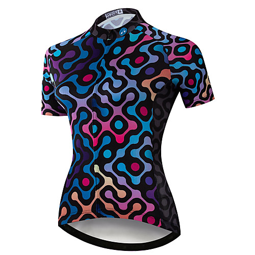 21Grams Women's Short Sleeve Cycling Jersey Summer Spandex Polyester Black / Blue Bike Jersey Top Mountain Bike MTB Road Bike Cycling Quick Dry Moisture Wicking Breathable Sports Clothing Apparel
21Grams Women's Short Sleeve Cycling Jersey Summer Spandex Polyester Black / Blue Bike Jersey Top Mountain Bike MTB Road Bike Cycling Quick Dry Moisture Wicking Breathable Sports Clothing Apparel