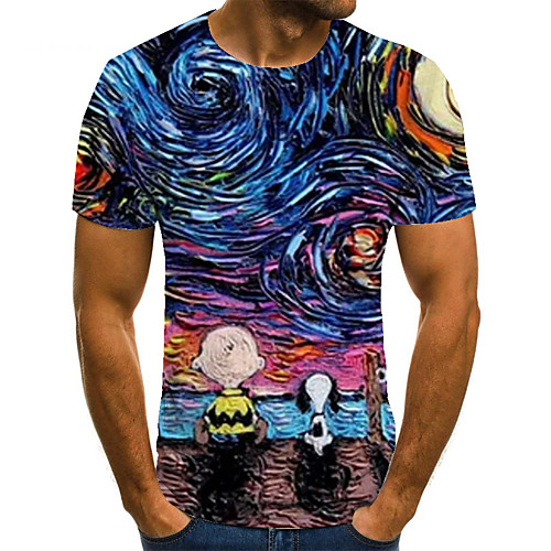 Men's Unisex Tee T shirt 3D Print Cartoon Graphic Prints Plus Size Print Short Sleeve Casual Tops Basic Fashion Designer Big and Tall Blue
Men's Unisex Tee T shirt 3D Print Cartoon Graphic Prints Plus Size Print Short Sleeve Casual Tops Basic Fashion Designer Big and Tall Blue