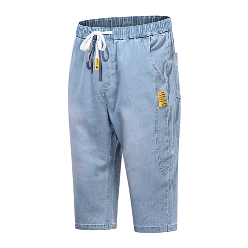 Men's Chino Sports Casual Going out Jeans Pants Solid Color Calf-Length Zipper Pocket Black Blue Dark Gray
Men's Chino Sports Casual Going out Jeans Pants Solid Color Calf-Length Zipper Pocket Black Blue Dark Gray
