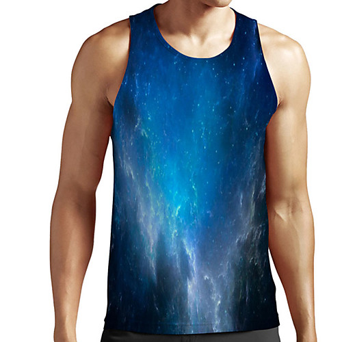 Men's Unisex Tank Top Undershirt 3D Print Galaxy Graphic Prints Plus Size Print Sleeveless Casual Tops Basic Designer Big and Tall Blue
Men's Unisex Tank Top Undershirt 3D Print Galaxy Graphic Prints Plus Size Print Sleeveless Casual Tops Basic Designer Big and Tall Blue