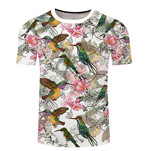 Men's Unisex Tee T shirt Shirt 3D Print Floral Graphic Prints Bird Plus Size 3D Print Short Sleeve Casual Tops Basic Designer Big and Tall Blue Yellow Black
Men's Unisex Tee T shirt Shirt 3D Print Floral Graphic Prints Bird Plus Size 3D Print Short Sleeve Casual Tops Basic Designer Big and Tall Blue Yellow Black