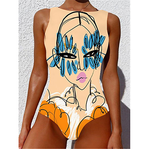 Women's One Piece Monokini Swimsuit Tummy Control Slim Abstract Yellow Swimwear Strap Bathing Suits New Casual Sexy / Padded Bras / Beach
Women's One Piece Monokini Swimsuit Tummy Control Slim Abstract Yellow Swimwear Strap Bathing Suits New Casual Sexy / Padded Bras / Beach