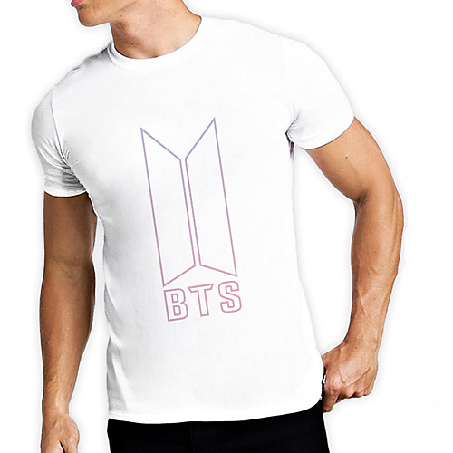 Men's Unisex Tee T shirt Hot Stamping Graphic Prints Geometry Letter Plus Size Print Short Sleeve Casual Tops Cotton Basic Fashion Designer Big and Tall White
Men's Unisex Tee T shirt Hot Stamping Graphic Prints Geometry Letter Plus Size Print Short Sleeve Casual Tops Cotton Basic Fashion Designer Big and Tall White