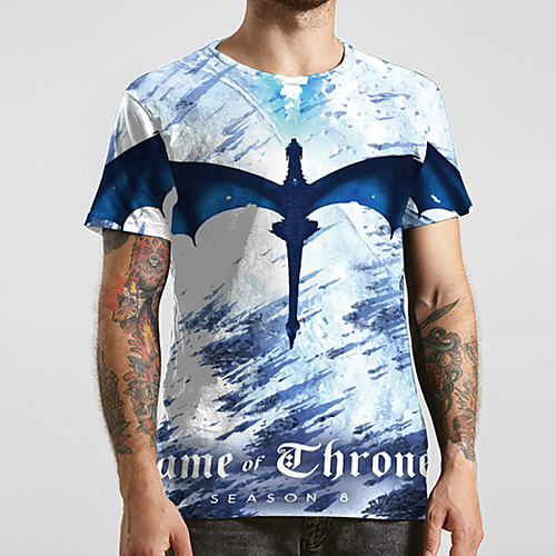 Men's Unisex Tee T shirt 3D Print Graphic Prints Animal Plus Size Print Short Sleeve Casual Tops Basic Designer Big and Tall Blue
Men's Unisex Tee T shirt 3D Print Graphic Prints Animal Plus Size Print Short Sleeve Casual Tops Basic Designer Big and Tall Blue