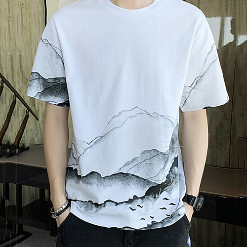 Men's Unisex Tee T shirt Hot Stamping Scenery Graphic Prints Plus Size Print Short Sleeve Casual Tops Cotton Basic Fashion Designer Big and Tall White Black Dark Gray
Men's Unisex Tee T shirt Hot Stamping Scenery Graphic Prints Plus Size Print Short Sleeve Casual Tops Cotton Basic Fashion Designer Big and Tall White Black Dark Gray