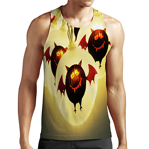 Men's Unisex Tank Top Undershirt 3D Print Graphic Prints Bat Plus Size Print Sleeveless Casual Tops Basic Designer Big and Tall Yellow
Men's Unisex Tank Top Undershirt 3D Print Graphic Prints Bat Plus Size Print Sleeveless Casual Tops Basic Designer Big and Tall Yellow