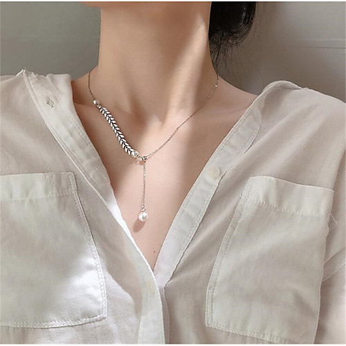 Women's Pearl Pendant Necklace Classic Flower Sweet Copper Silver 455 cm Necklace Jewelry 1pc For Anniversary Gift Birthday Party Festival
Women's Pearl Pendant Necklace Classic Flower Sweet Copper Silver 455 cm Necklace Jewelry 1pc For Anniversary Gift Birthday Party Festival