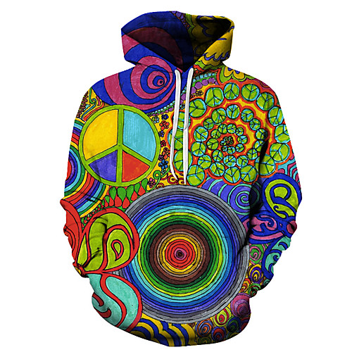 Men's Unisex Plus Size Pullover Hoodie Sweatshirt Geometric Graphic Prints Print Hooded Casual Daily Holiday 3D Print Basic Designer Hoodies Sweatshirts Long Sleeve Rainbow
Men's Unisex Plus Size Pullover Hoodie Sweatshirt Geometric Graphic Prints Print Hooded Casual Daily Holiday 3D Print Basic Designer Hoodies Sweatshirts Long Sleeve Rainbow